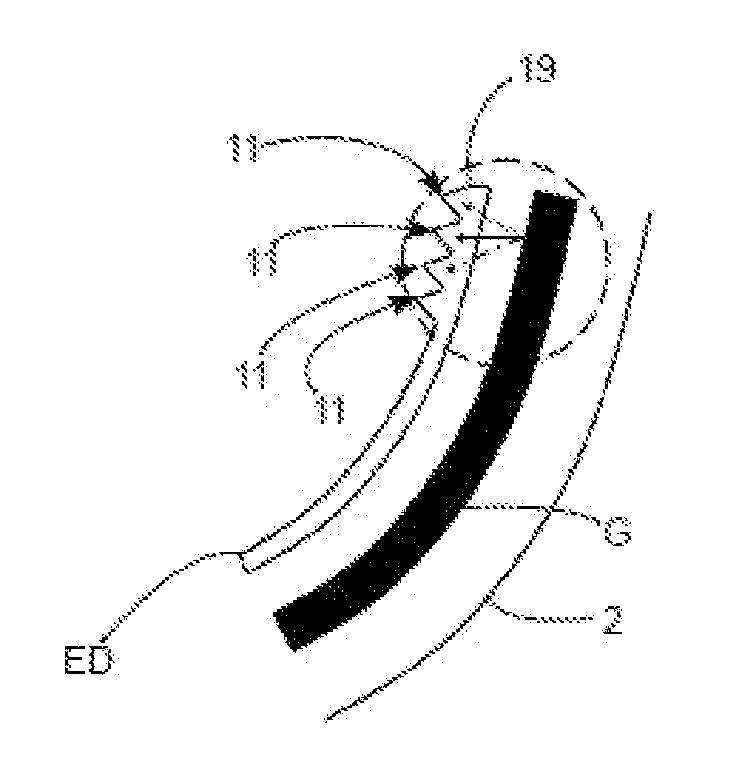 Lighting or signalling device with optical guide for motor vehicles