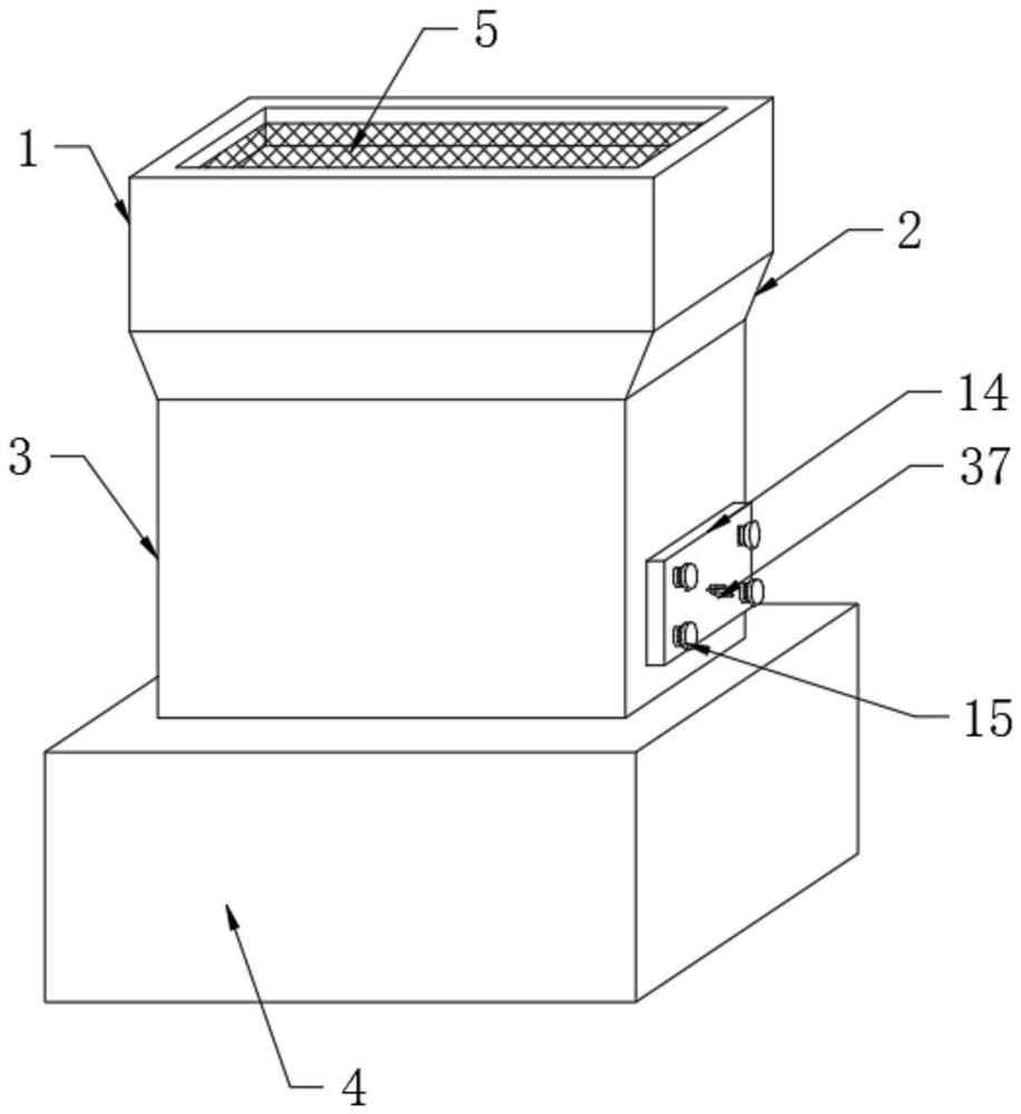 A device for recycling residual material after dripping for the production of disposable gloves