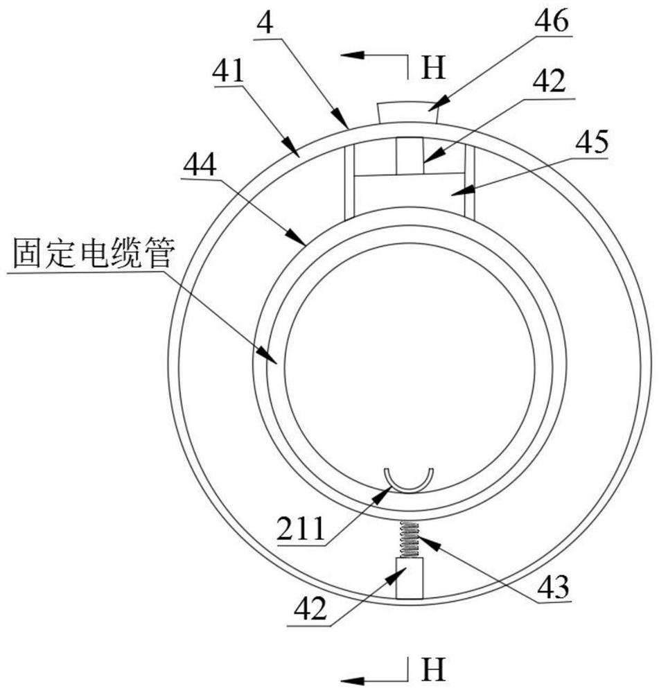 Auxiliary laying equipment for fiber cement cable pipe