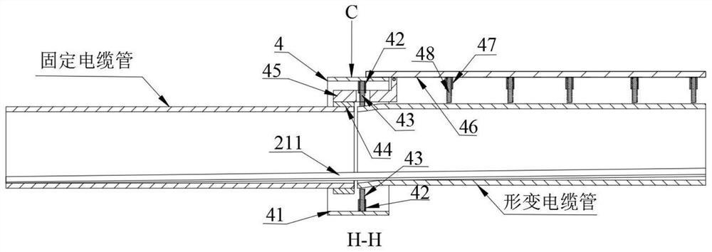 Auxiliary laying equipment for fiber cement cable pipe