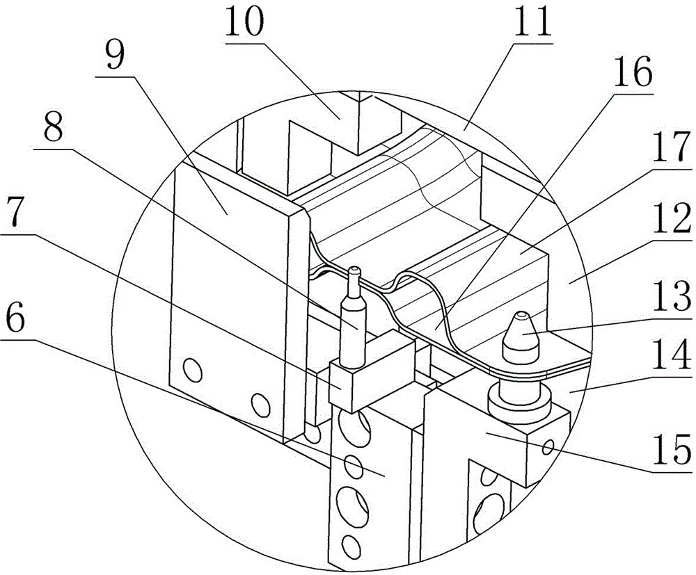 Car body stiffening plate welding and positioning tool