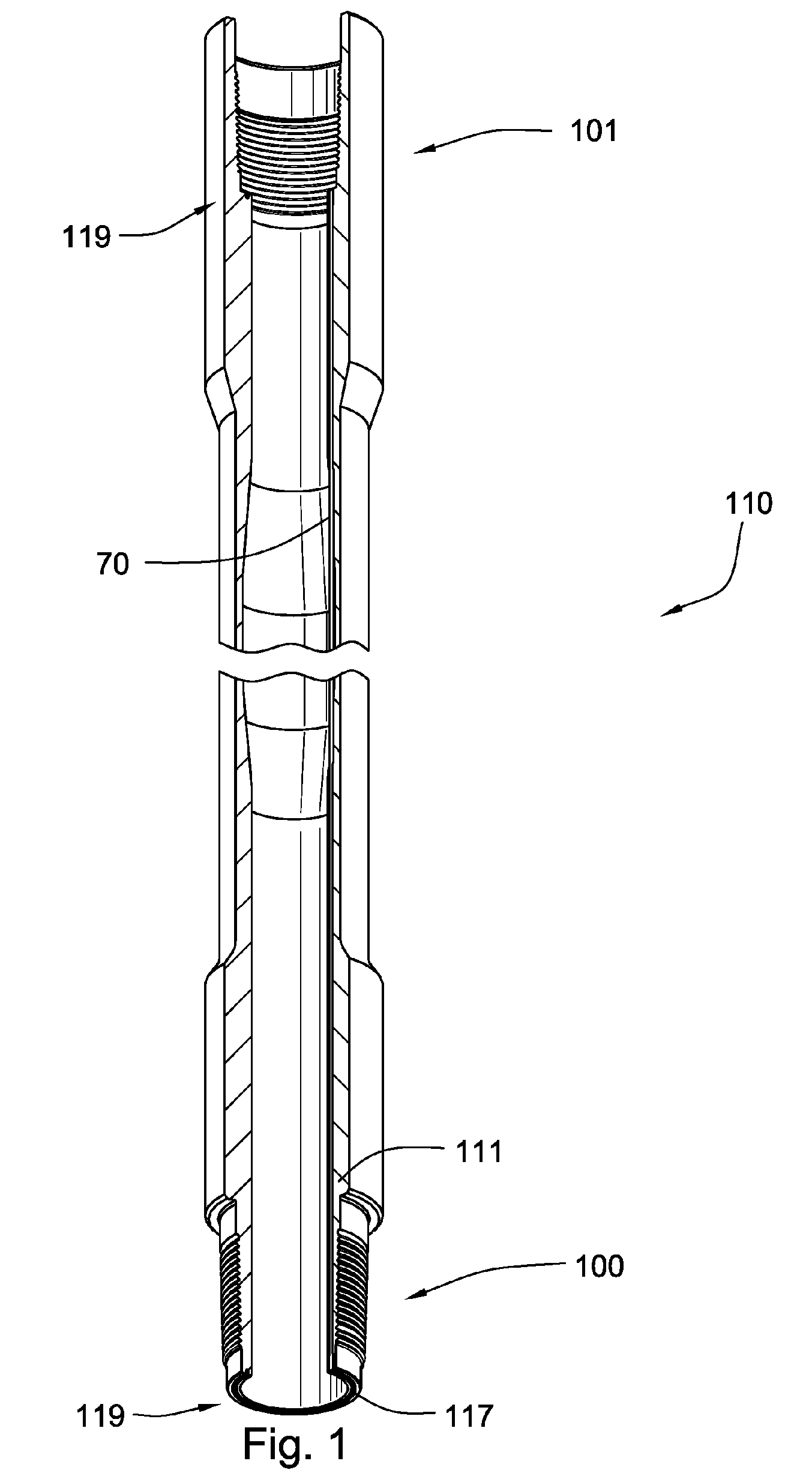 Internal coaxial cable seal system