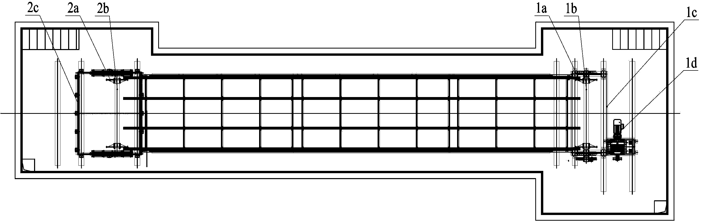 Engine subpackage line heavy plate chain