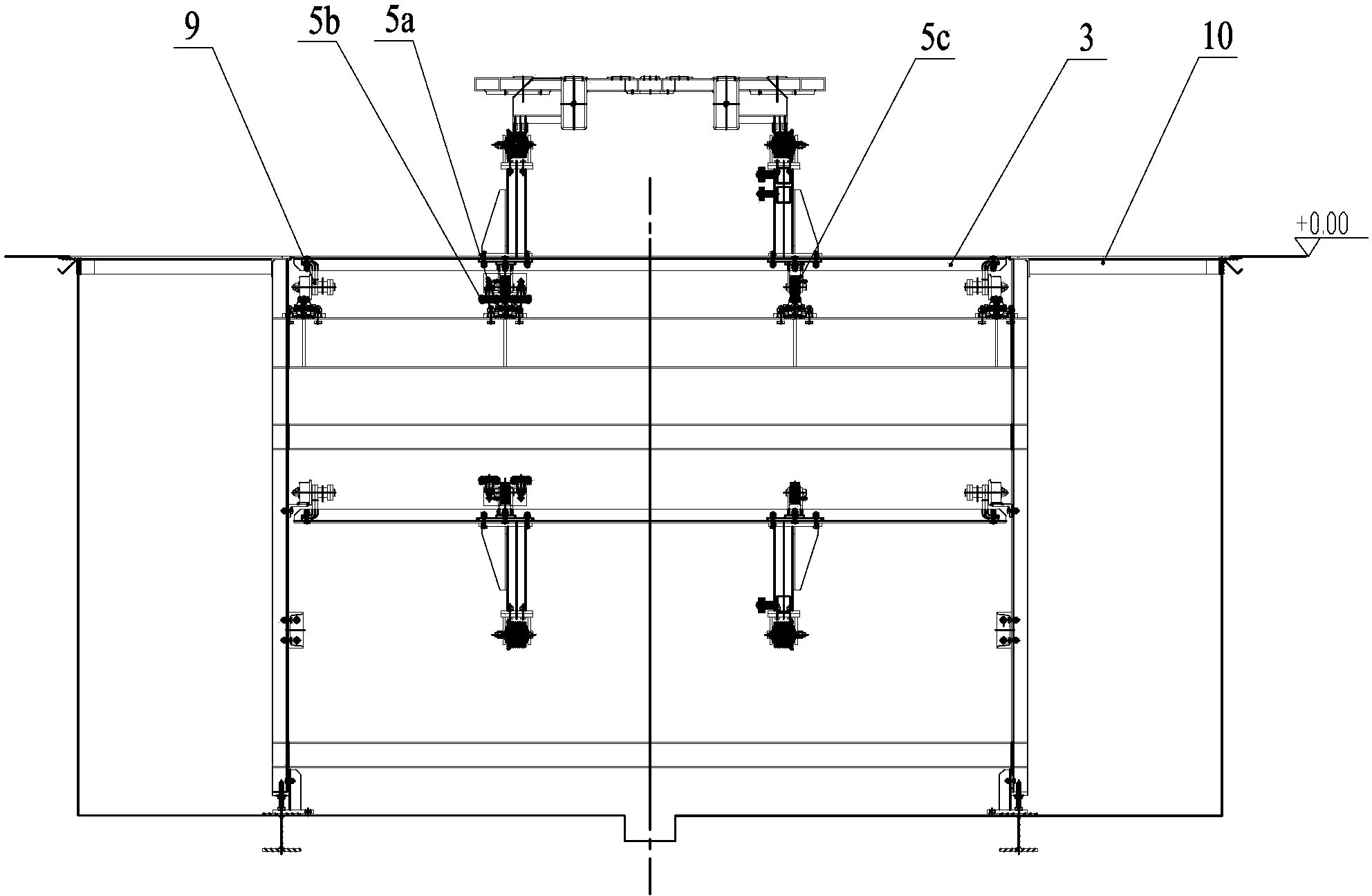 Engine subpackage line heavy plate chain