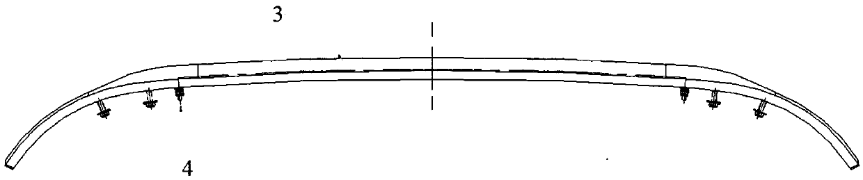 High-speed EMU pantograph deicing carbon skateboard