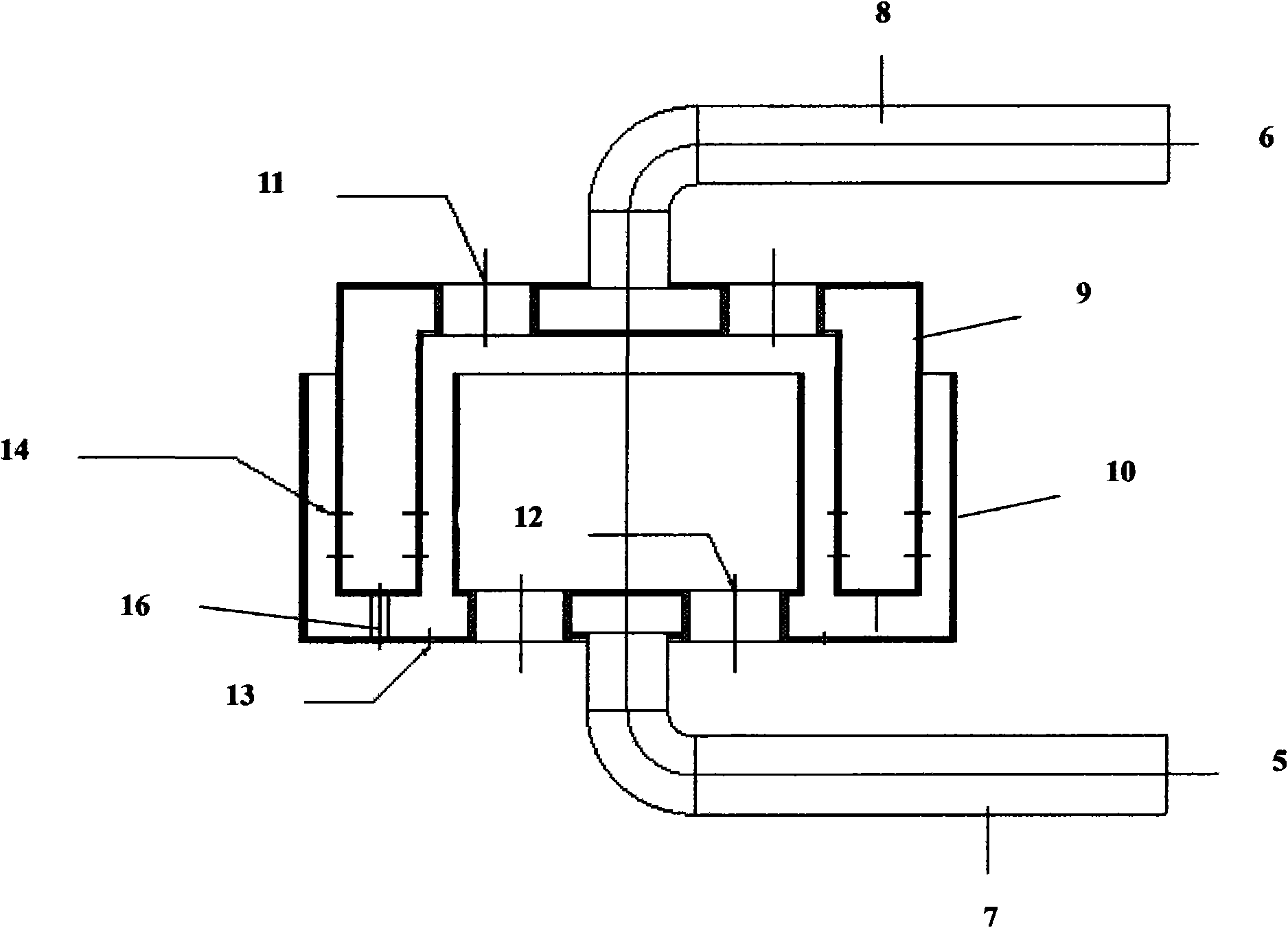 Continuous production technique for ethoxyl ethylene diamine and reaction kettle thereof