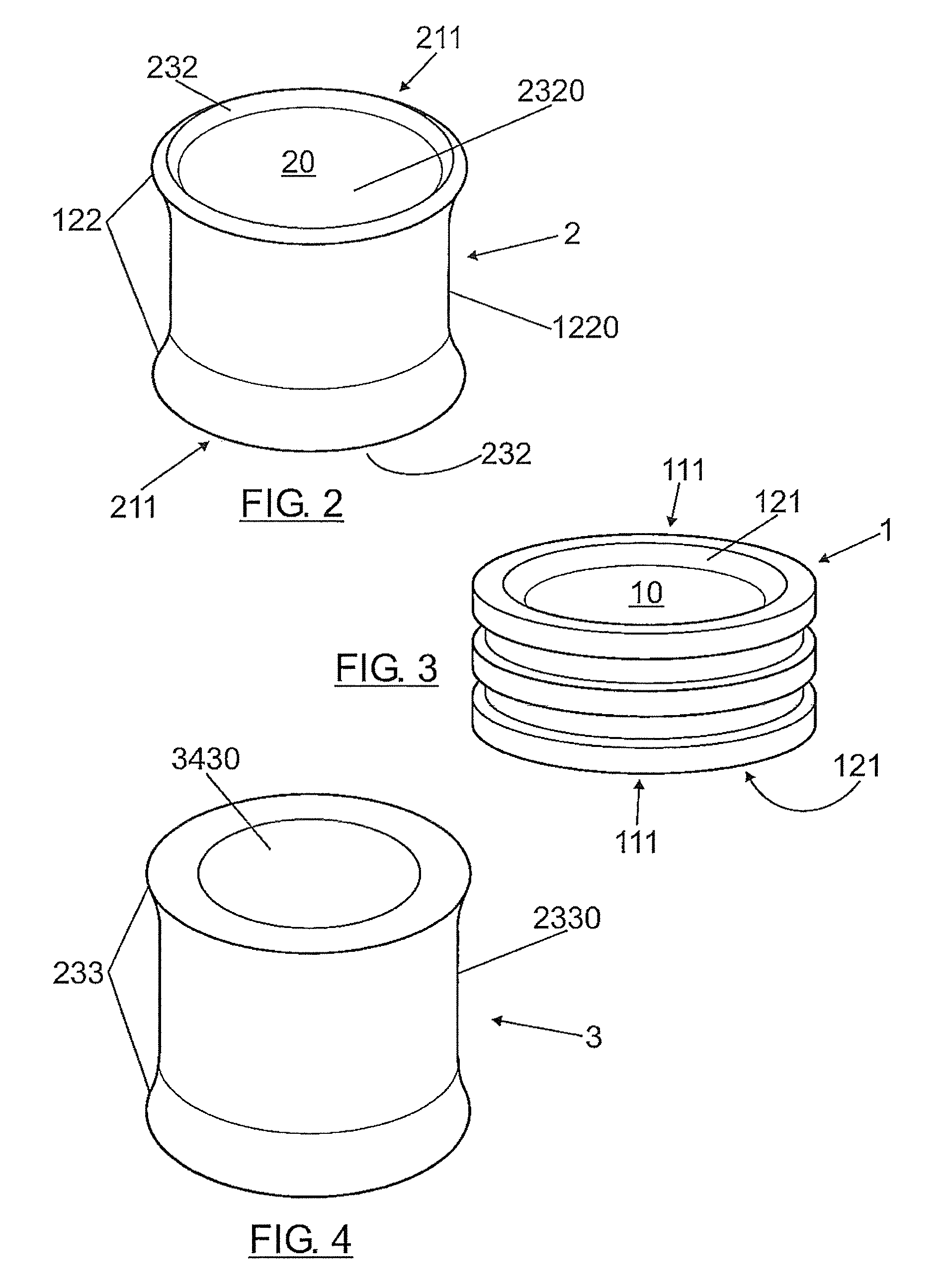 Silentblock device, manufacturing process and apparatus