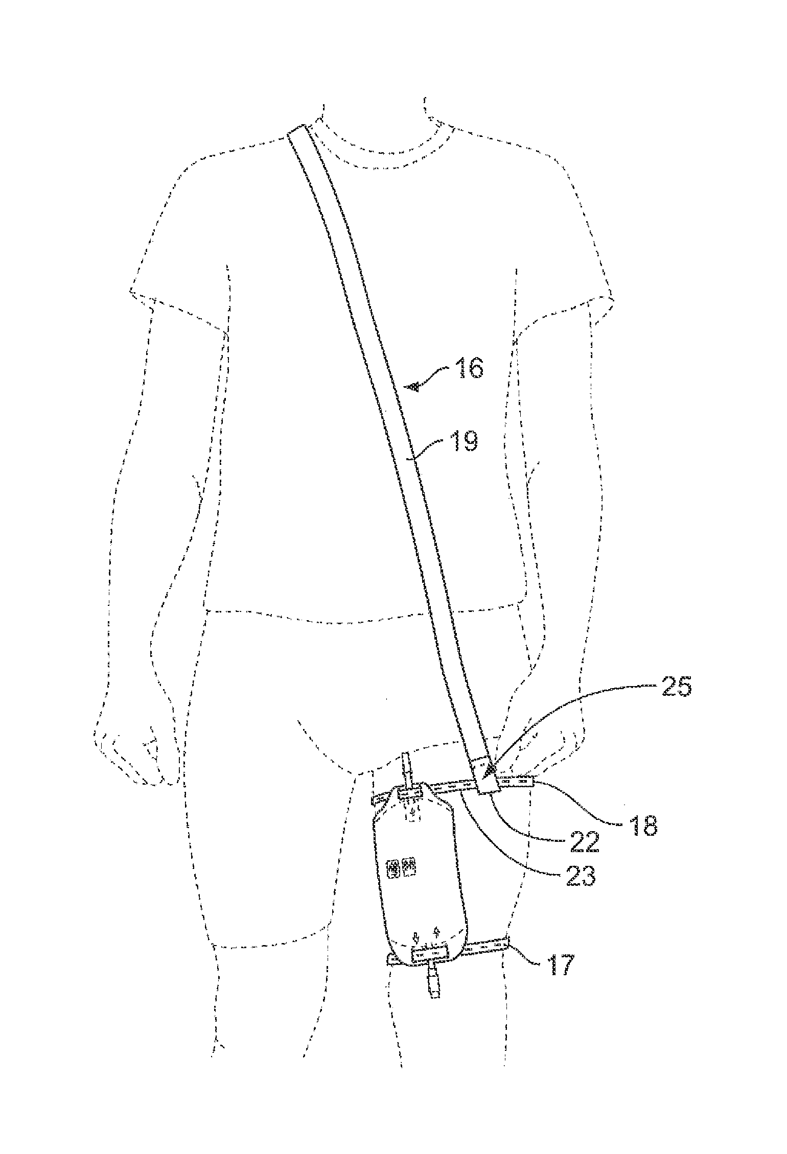 Catheter bag and harness