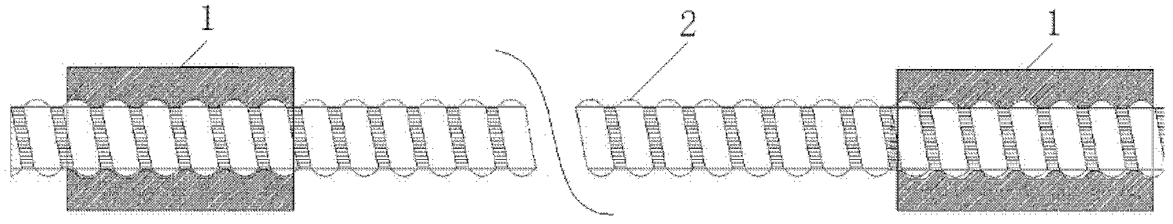 FRP reinforcement material end nut and manufacturing method and application thereof