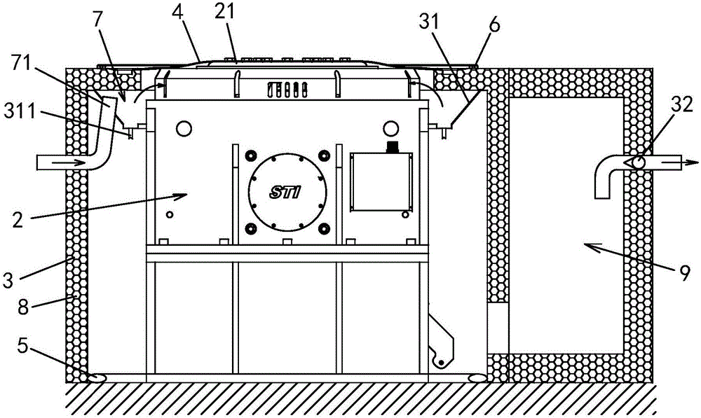 Three-in-one integrated test system for preventing condensation inside vibration table