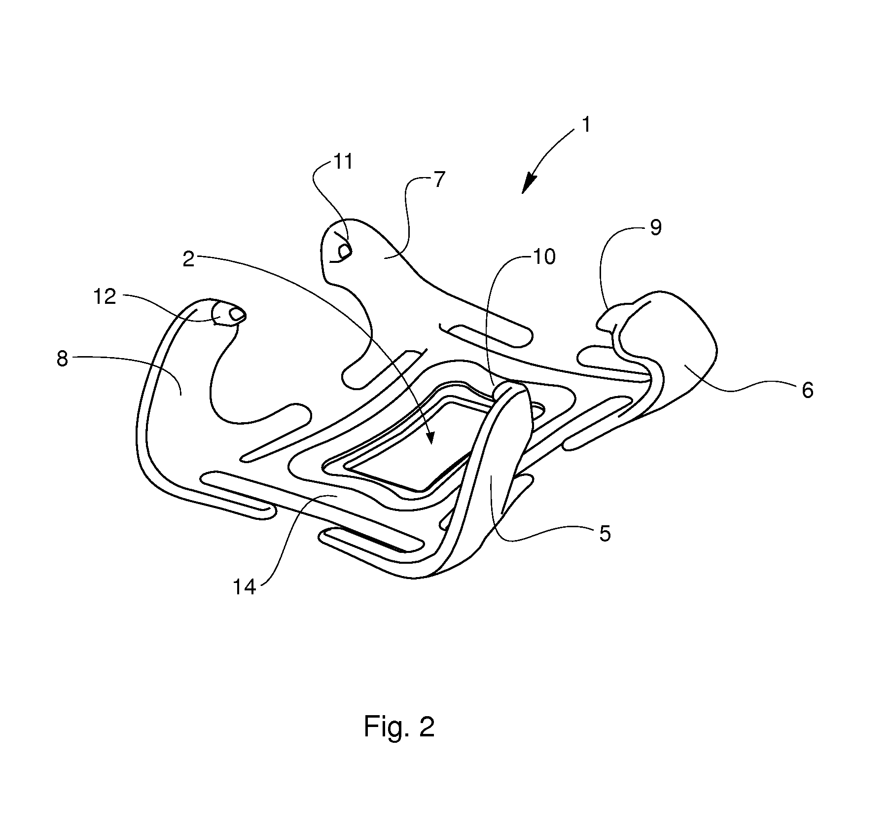 Bottle with mating clip