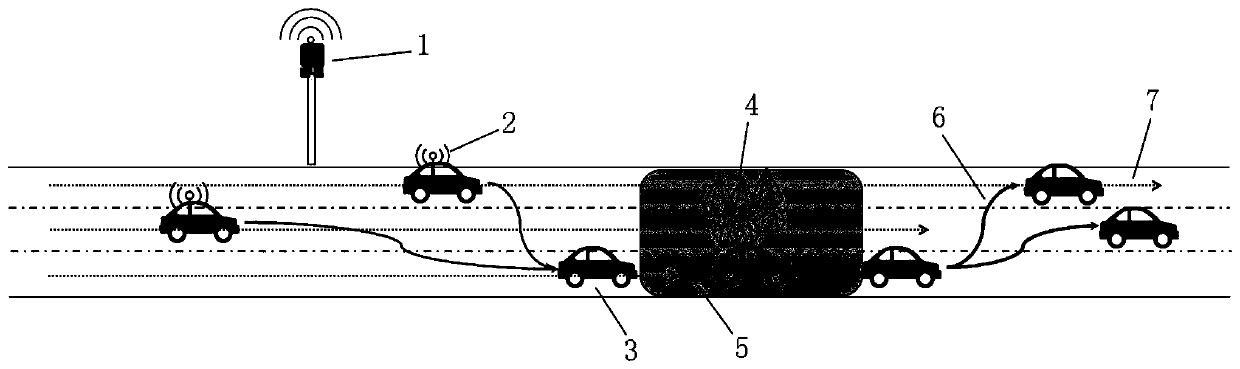 Rapid generation system and method for reconstructing abnormal road high-precision map based on space-time trajectory