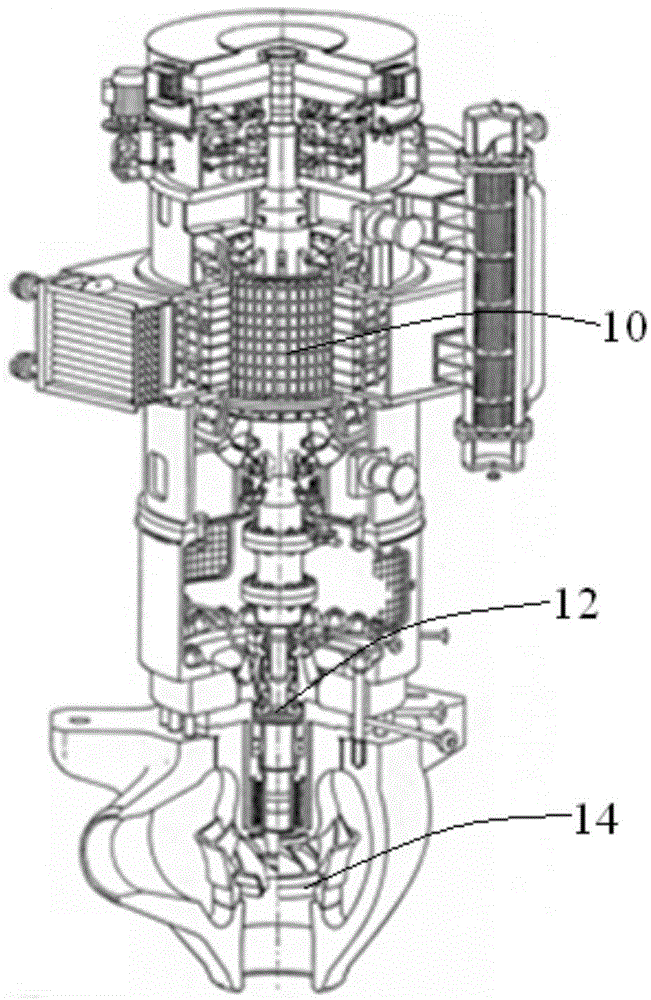 Nuclear reactor coolant pump and passive shutdown sealing device thereof