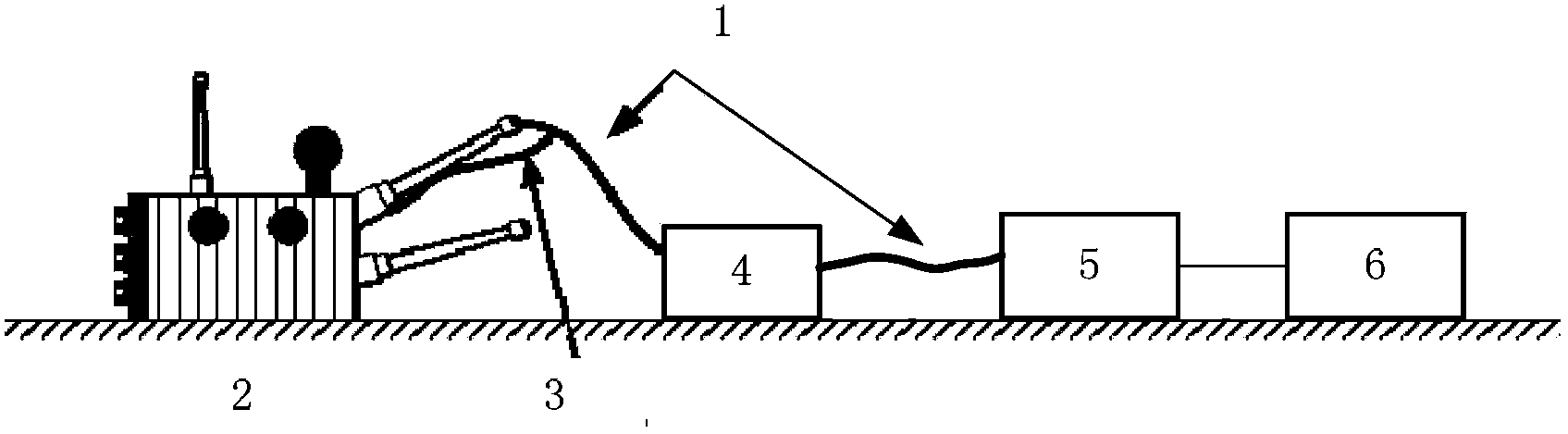 Method for testing impedance characteristic of large electrical equipment based on frequency-sweep method