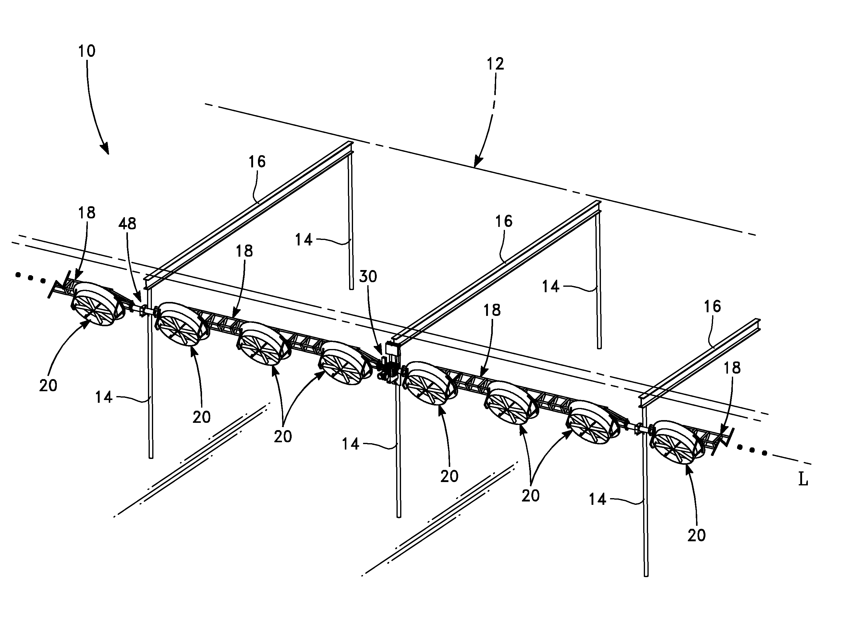 Livestock Cooling Fan System