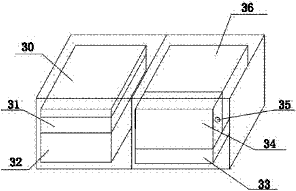 Integrated amniotic fluid examination device for obstetric department