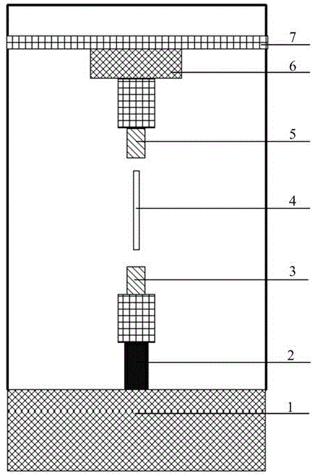 Test method of stretching stress-strain curve of ceramic matrix composite material