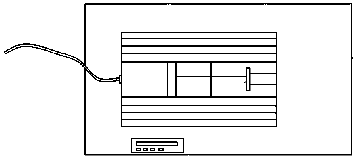 Remote-controlled liquid embolism material precise injection device