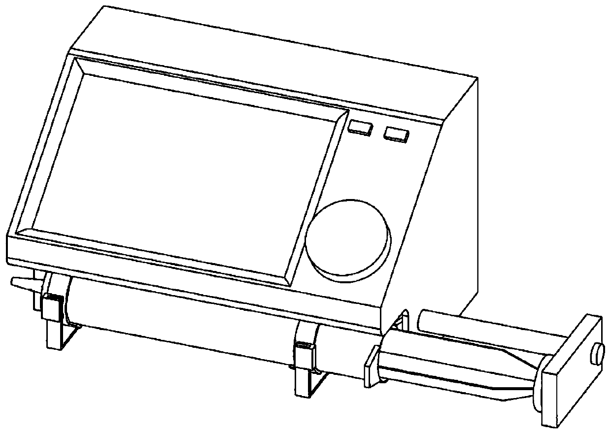 Remote-controlled liquid embolism material precise injection device