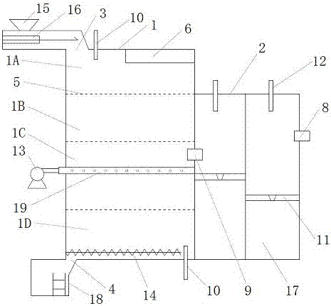 Microwave-assisted pyrolysis gasifier and waste pyrolysis gasification incineration method