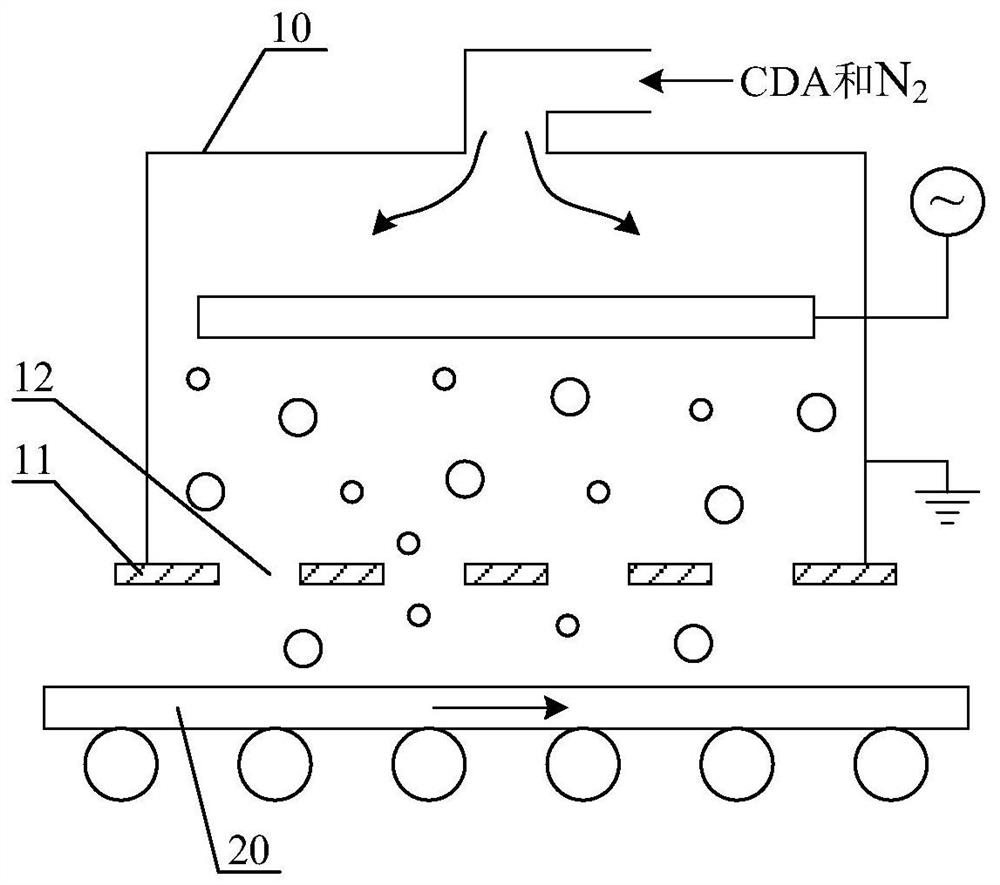 A plasma cleaning device