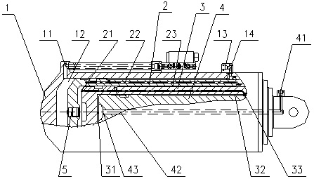 A three-telescopic column with two-stage support function