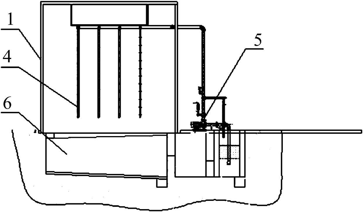 Box body sprinkling tool