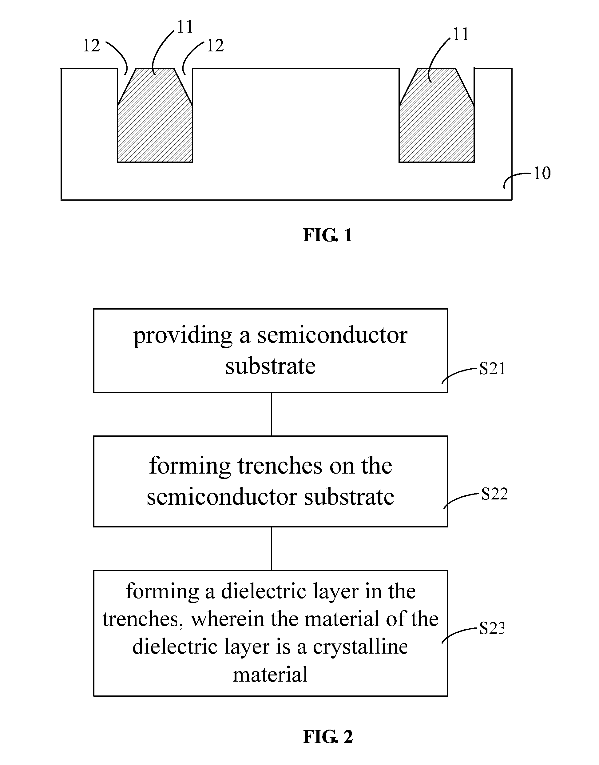 Trench isolation structure and method for forming the same