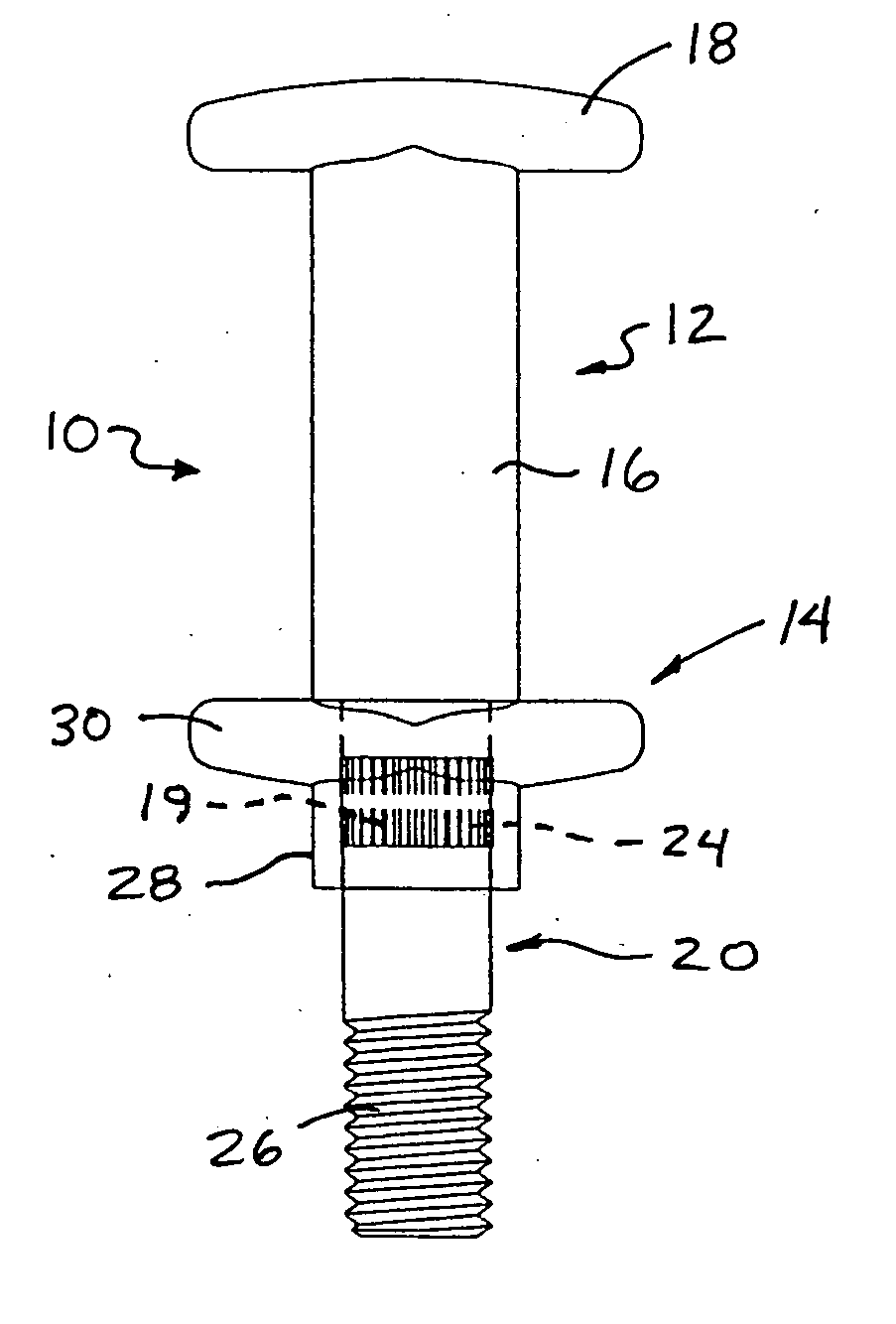 Pin assembly for conveyor chain