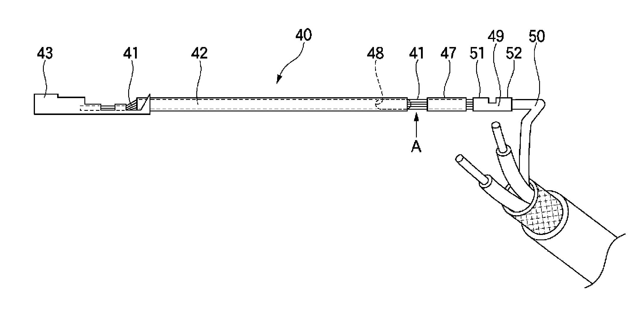 Water stop treatment method and insulating covered electric wire