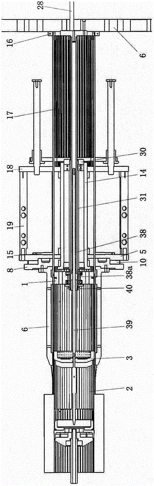 Stator wire embedding mold and stator wire embedding device