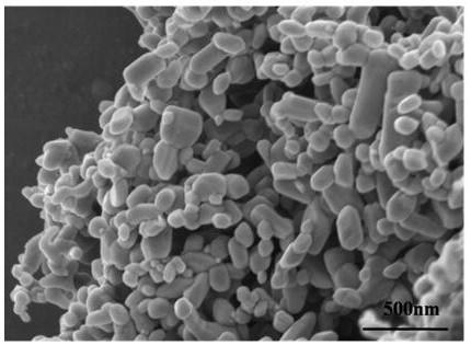 a kind of moo  <sub>2</sub> /mo  <sub>4</sub> o  <sub>11</sub> Mixed phase nano electrode material and preparation method thereof