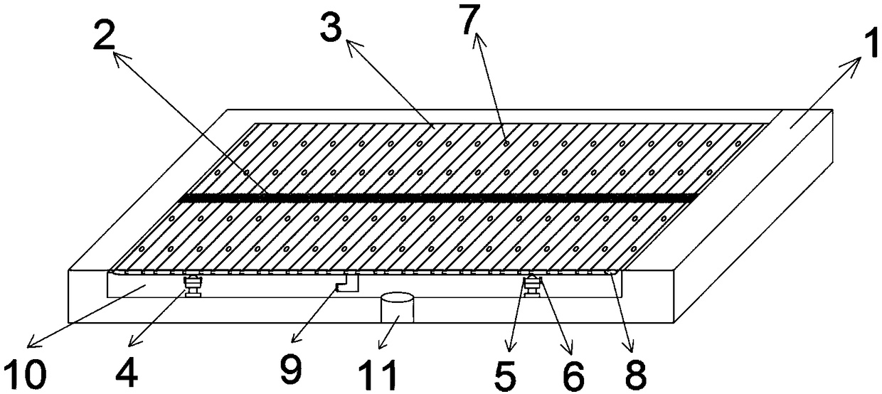 Intelligent engineering construction site car wash platform and working method thereof