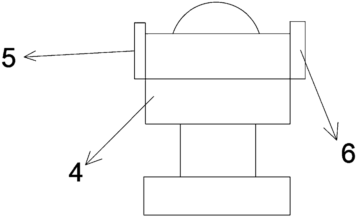 Intelligent engineering construction site car wash platform and working method thereof