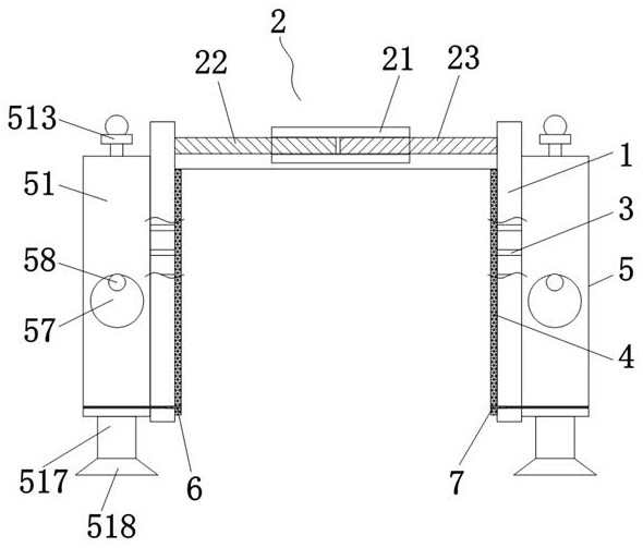 An adjustable heat dissipation structure for a new energy vehicle battery