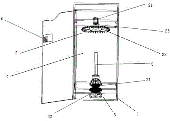 Intelligent rotating and quick-drying clothes cabinet