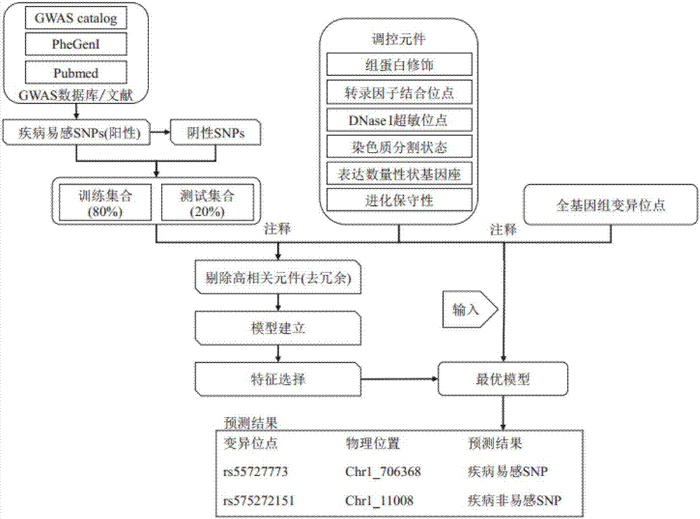 Method for utilizing machine learning to predict complex disease susceptibility locus