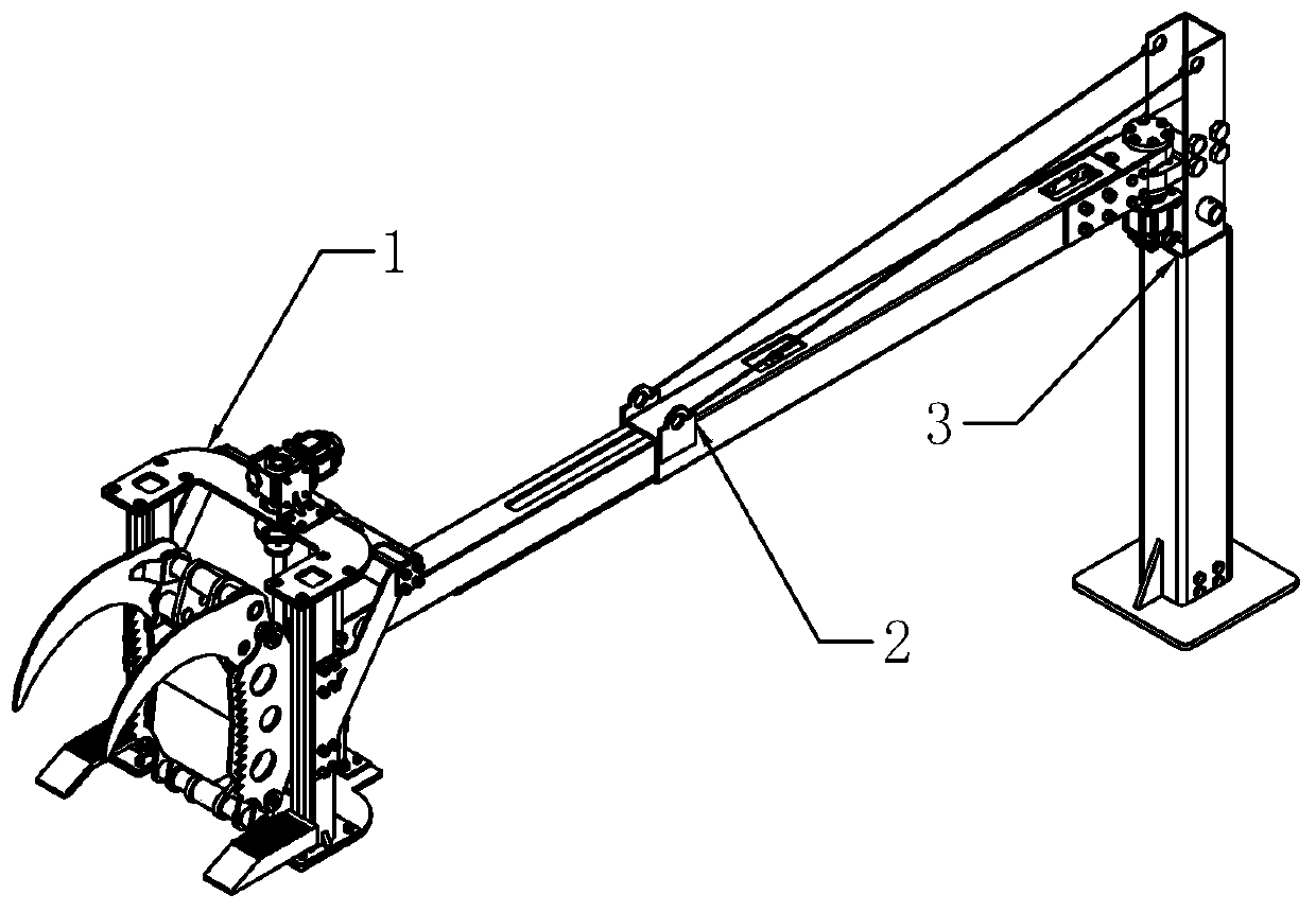 Eagle claw type unloader