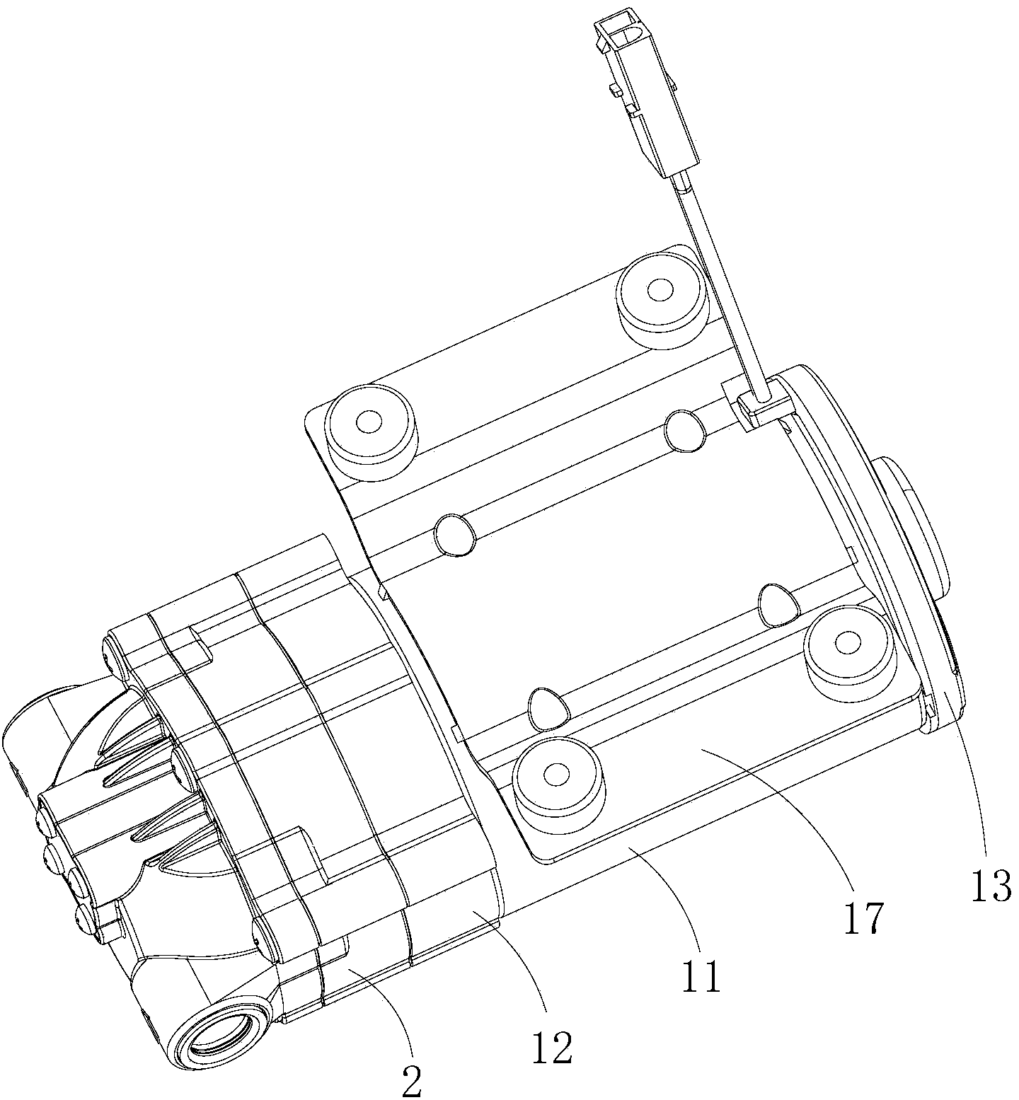 Motor of booster pump and booster pump with the same