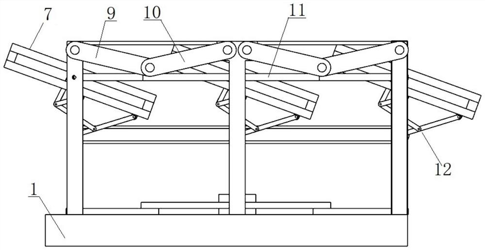 Refrigerator rack capable of being folded at high degree of freedom