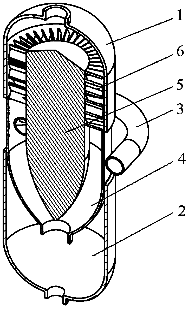 Gas-liquid separator with liquid-storing and liquid-discharging functions