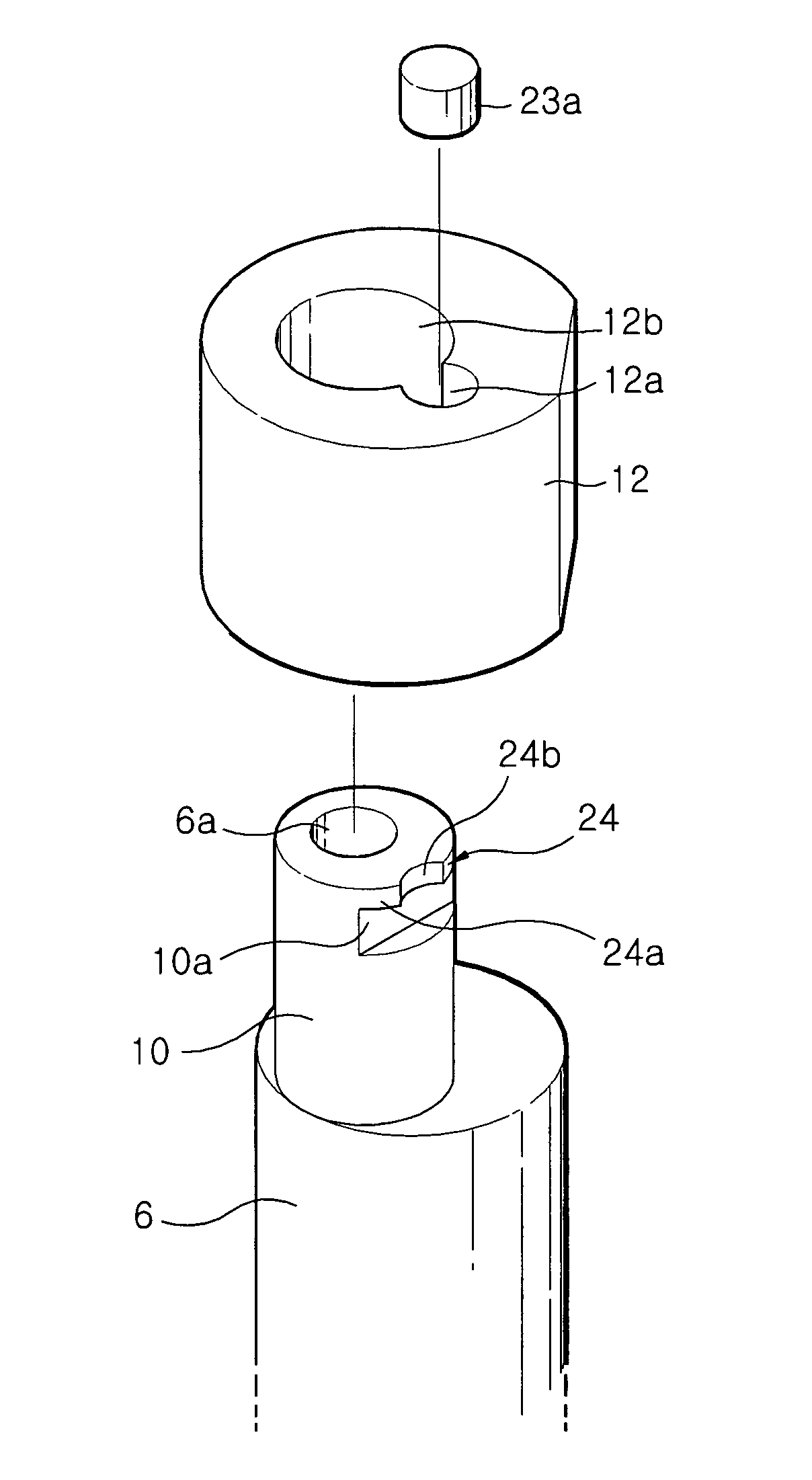 Eccentric coupling device in radial compliance scroll compressor