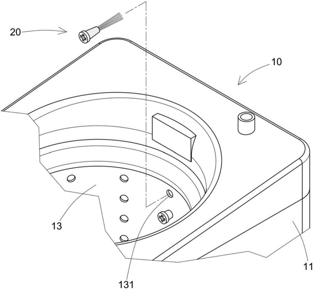 Cleaning brush structure for washing machine