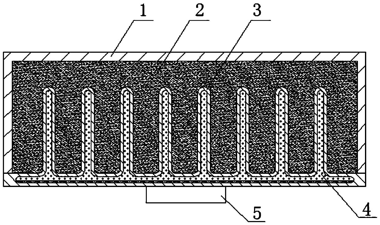 Three-dimensional steam cavity type phase change heat storage device