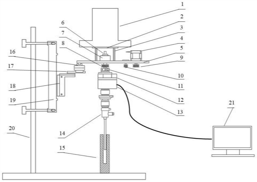 Rotating endoscope fixture and inner hole image acquisition method suitable for manipulator end