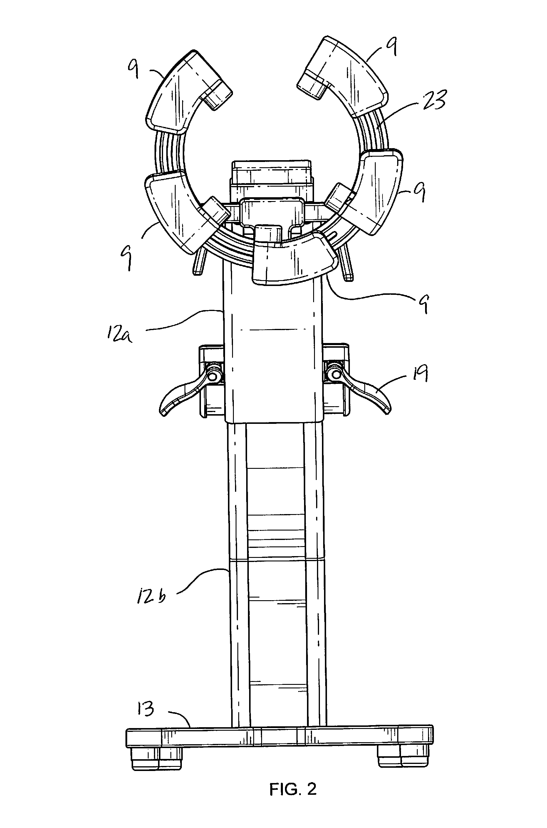 Low Level Laser Therapy Device with Open Bore