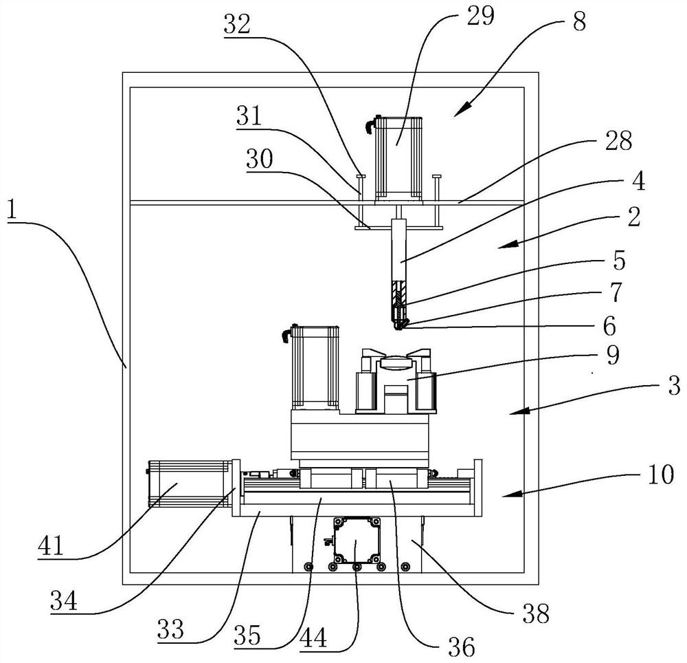 Fully-automatic padlock trademark riveting device