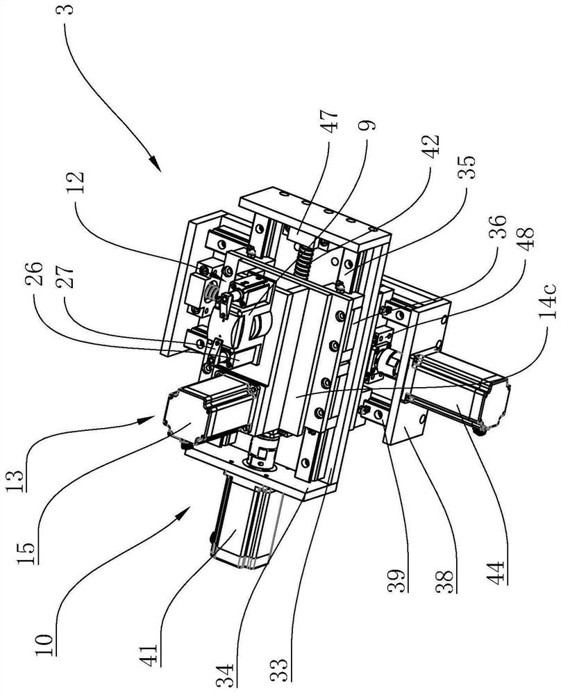 Fully-automatic padlock trademark riveting device