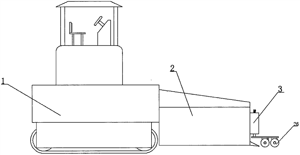 Paver for municipal engineering construction and construction method thereof