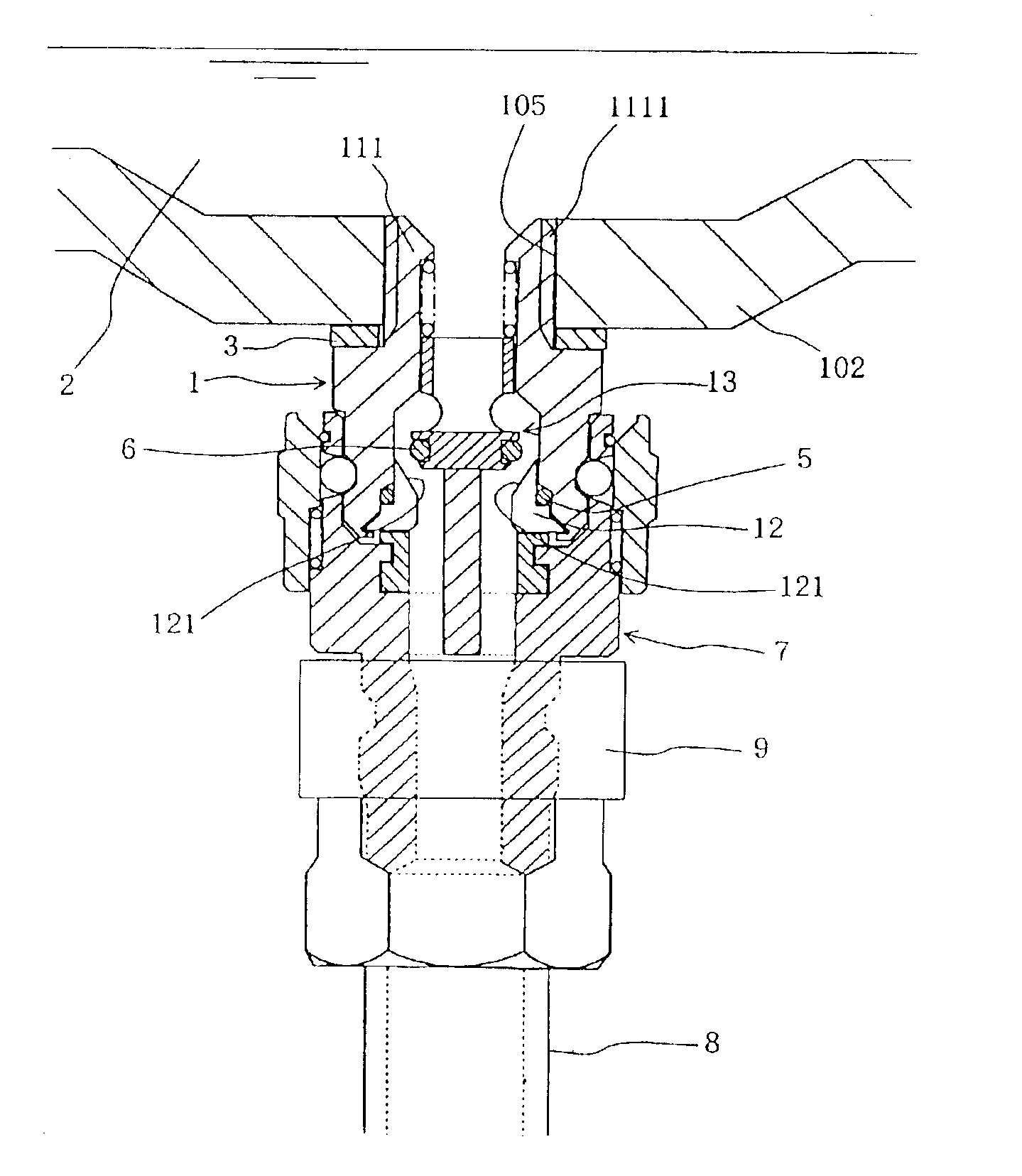 Oil drain plug of engine